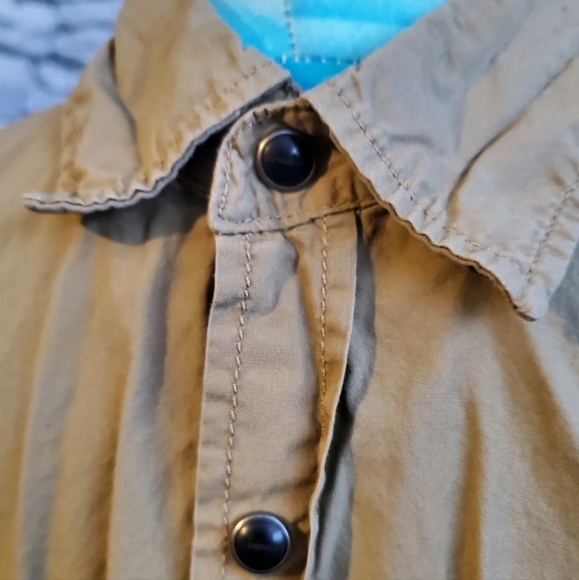 Police 883 KRIOS Shirt sand military chore utility work shortsleeve Mens 5 L - Picture 5 of 11